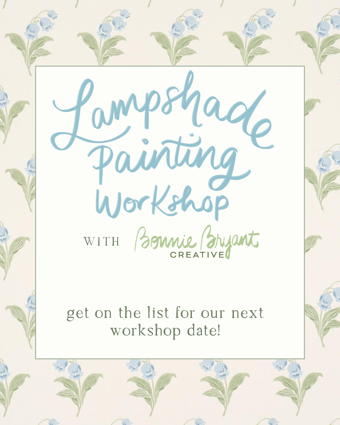Lampshade Painting Workshop