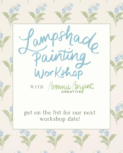 Lampshade Painting Workshop