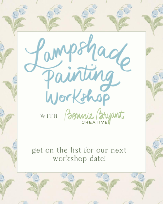 Lampshade Painting Workshop